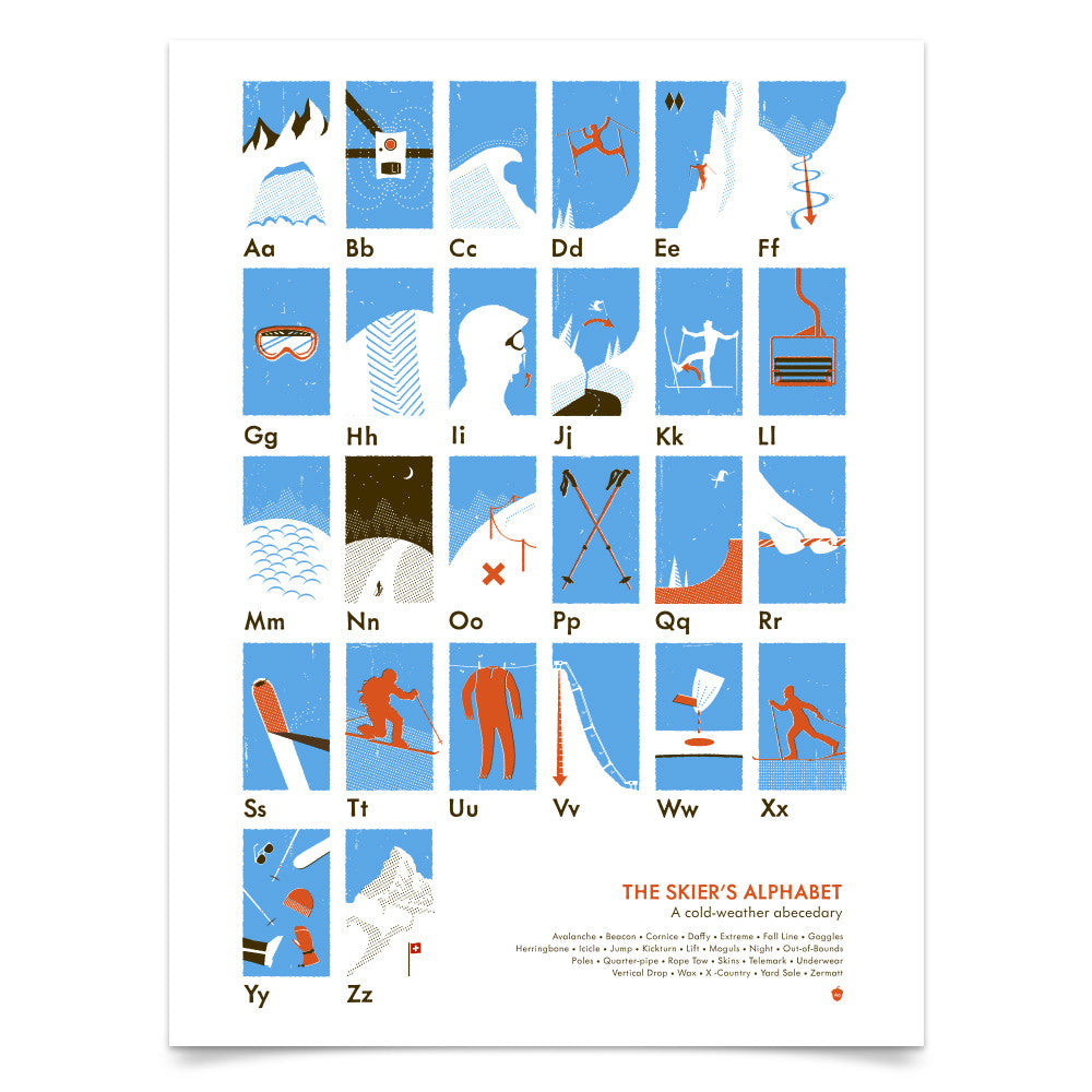 The Skier's Alphabet