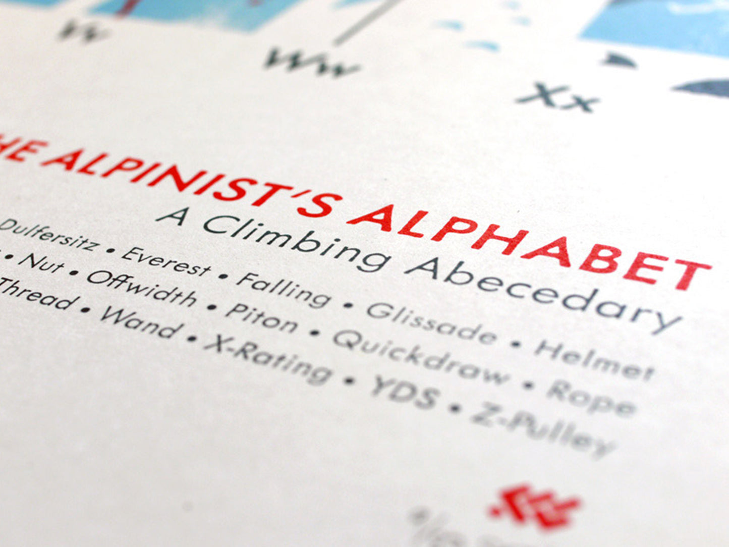 The Alpinist's Alphabet